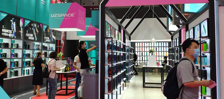 UZSPACE优之水杯参加深圳礼品展,解锁礼品定制新功能
