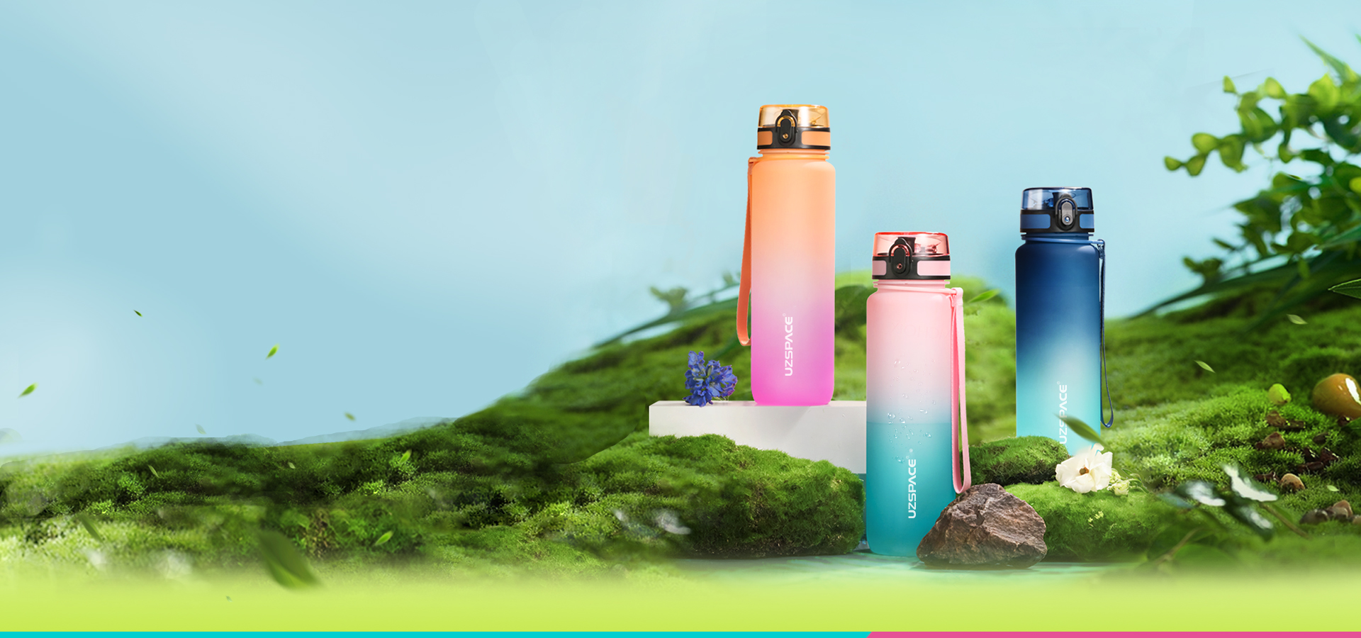 UZSPACE优之炫彩渐变水杯